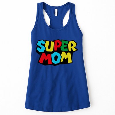 Super Mom Mommio Mommy Funny Color Womens Tank Top