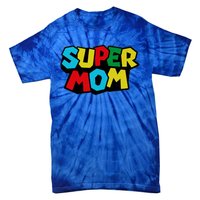 Super Mom Mommio Mommy Funny Color Tie-Dye T-Shirt