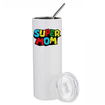 Super Mom Mommio Mommy Funny Color Stainless Steel Tumbler