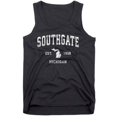 Southgate Michigan Mi Vintage Athletic Sports Tank Top