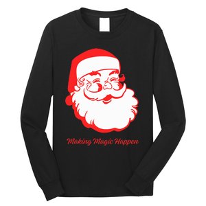 Santa Making Magic Happen  Classic  Long Sleeve Shirt