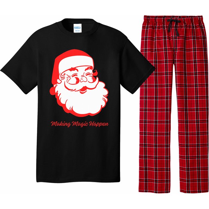 Santa Making Magic Happen  Classic  Pajama Set