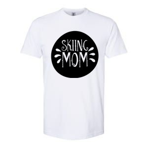 Skiing Mom Mother Skier Ski Gift Softstyle CVC T-Shirt