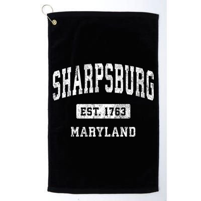 Sharpsburg Maryland Md Vintage Athletic Sports Golf Towel