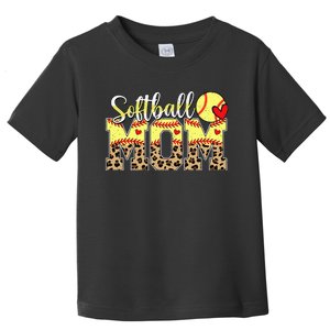 Softball Mama Mom Mother MotherS Day Cheering Boy Sport Toddler T-Shirt