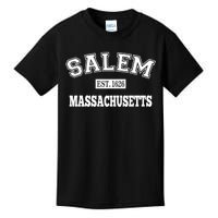 Salem Massachusetts Ma Established Vintage Sports Kids T-Shirt