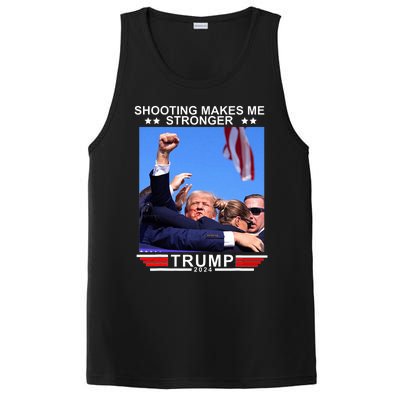 Shooting Makes Me Stronger Trump 2024 PosiCharge Competitor Tank