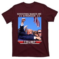 Shooting Makes Me Stronger Trump 2024 T-Shirt