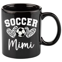 Soccer Mimi Matching Family Soccer 11oz C Handle Ceramic Mug