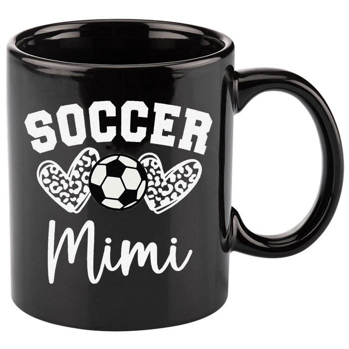 Soccer Mimi Matching Family Soccer 11oz C Handle Ceramic Mug