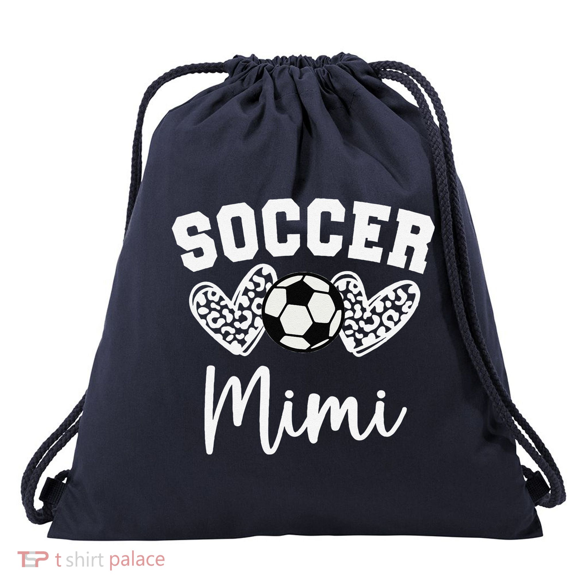 Soccer Mimi Matching Family Soccer Drawstring Bag