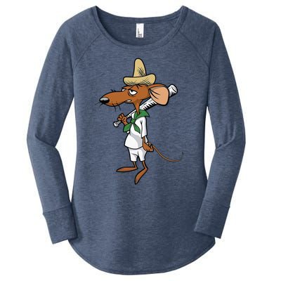 Slowpoke Mouse Mouses Women's Perfect Tri Tunic Long Sleeve Shirt