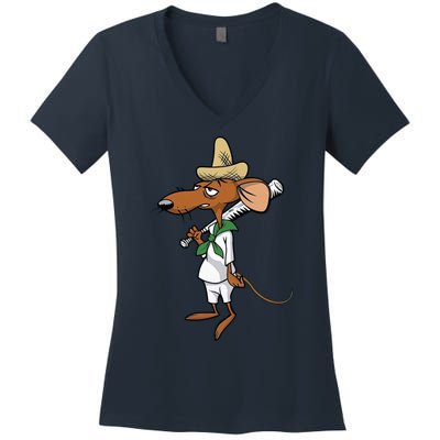 Slowpoke Mouse Mouses Women's V-Neck T-Shirt