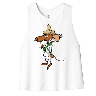 Slowpoke Mouse Mouses Women's Racerback Cropped Tank