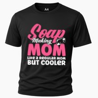 Soap Making Mom Like A Regular Mom Soap Maker Cute Gift Cooling Performance Crew T-Shirt