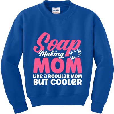 Soap Making Mom Like A Regular Mom Soap Maker Cute Gift Kids Sweatshirt