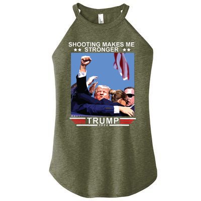 Shooting Makes Me Stronger Trump 2024 Women's Perfect Tri Rocker Tank