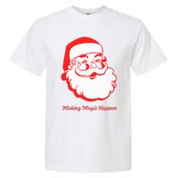 Santa Making Magic Happen Classic Garment-Dyed Heavyweight T-Shirt