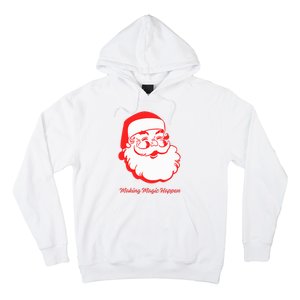 Santa Making Magic Happen Classic Hoodie