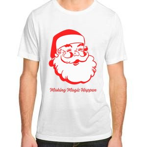 Santa Making Magic Happen Classic Adult ChromaSoft Performance T-Shirt