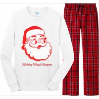 Santa Making Magic Happen Classic Long Sleeve Pajama Set