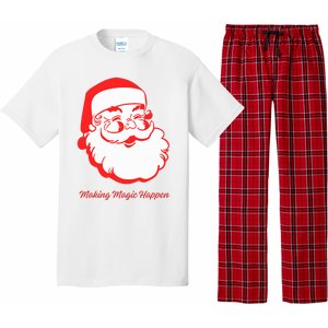 Santa Making Magic Happen Classic Pajama Set