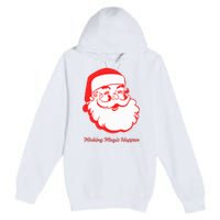 Santa Making Magic Happen Classic Premium Pullover Hoodie