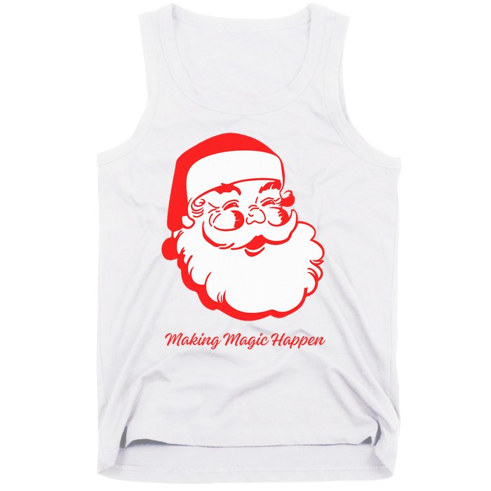 Santa Making Magic Happen Classic Tank Top