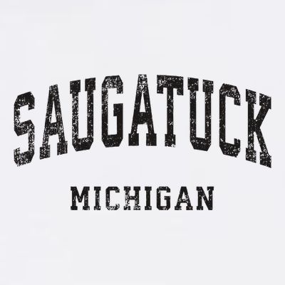 Saugatuck Michigan Mi Vintage Athletic Sports Design T-Shirt