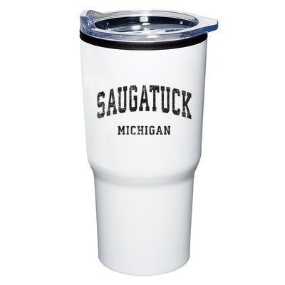 Saugatuck Michigan Mi Vintage Athletic Sports Design Tumbler