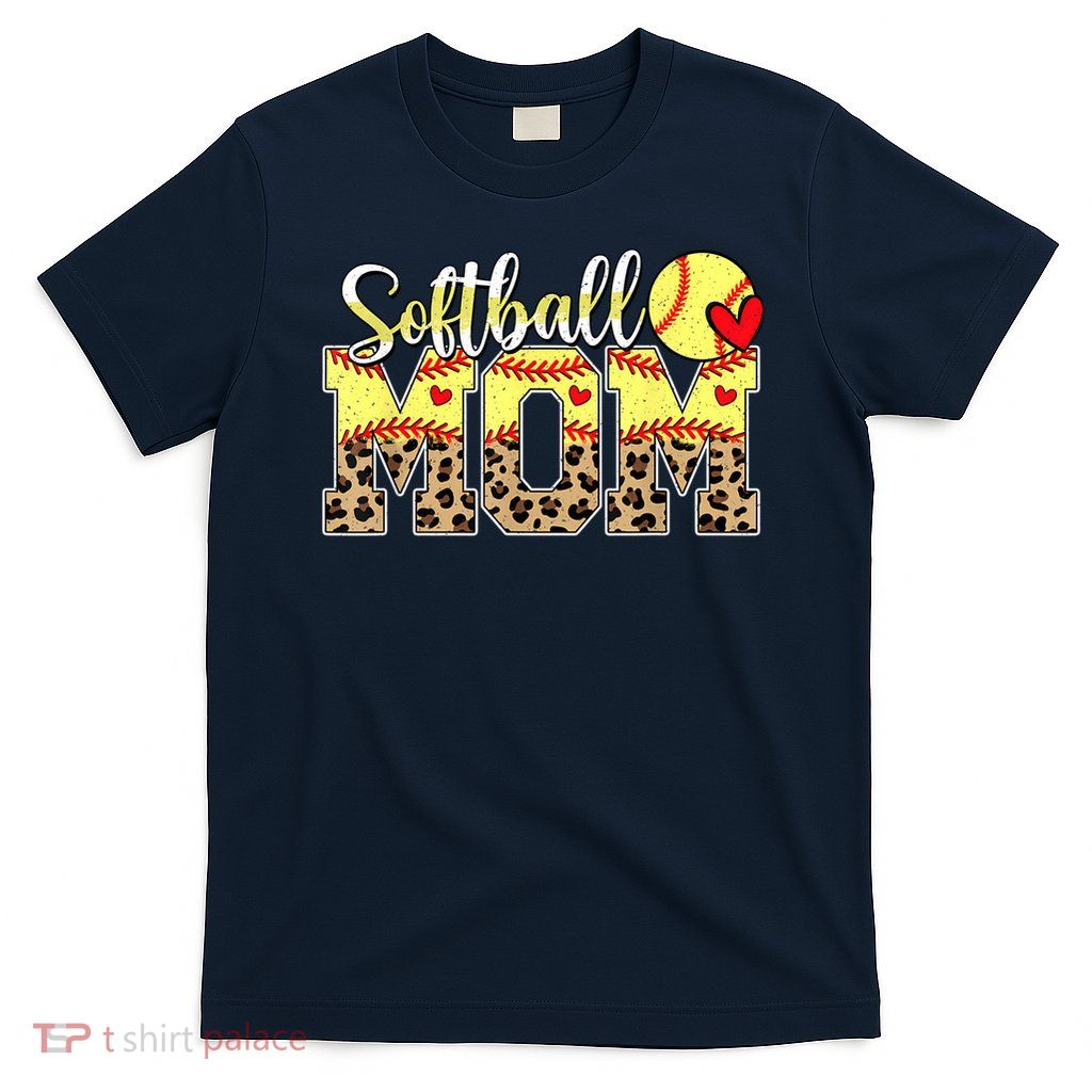 Softball Mama Mom Mother Mother's Day Cheering Boy Sport T-Shirt