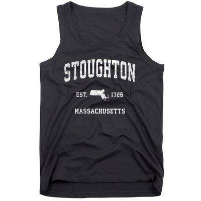 Stoughton Massachusetts Ma Vintage Sports Tank Top