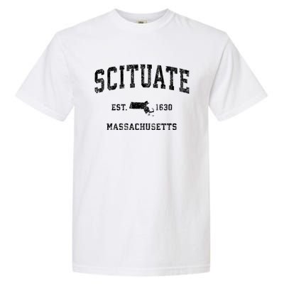 Scituate Massachusetts Ma Vintage Athletic Sports Garment-Dyed Heavyweight T-Shirt