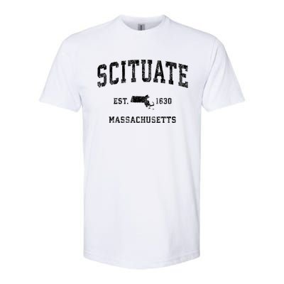 Scituate Massachusetts Ma Vintage Athletic Sports Softstyle CVC T-Shirt