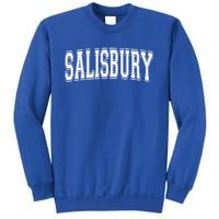 Salisbury Md Maryland Usa Vintage Sports Varsity Style Funny Gift Sweatshirt