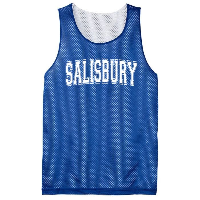 Salisbury Md Maryland Usa Vintage Sports Varsity Style Funny Gift Mesh Reversible Basketball Jersey Tank