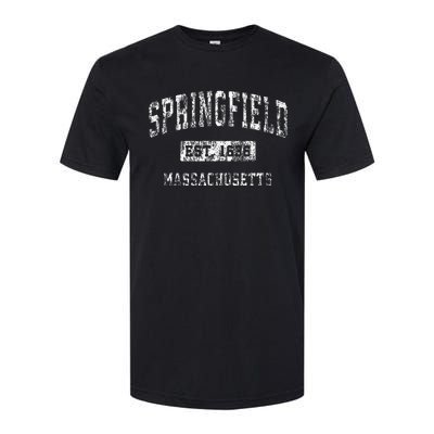 Springfield Massachusetts Ma Vintage Established Sports Softstyle® CVC T-Shirt