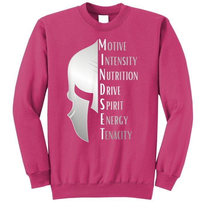 Spartan Mindset Motivational Inspirational Quote Graphic Sweatshirt