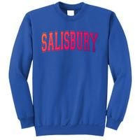 Salisbury Md Maryland Usa Vintage Sports Varsity Style Funny Gift Sweatshirt