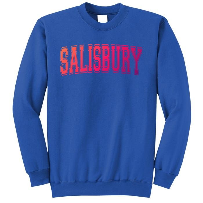 Salisbury Md Maryland Usa Vintage Sports Varsity Style Funny Gift Sweatshirt