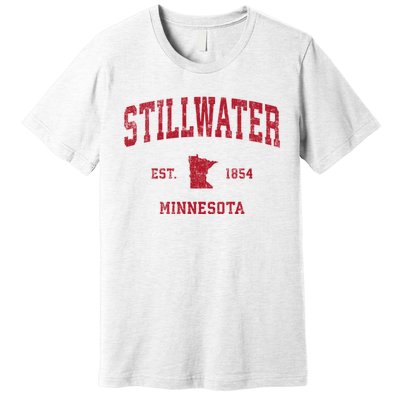 Stillwater Minnesota Mn Vintage Sports Premium T-Shirt