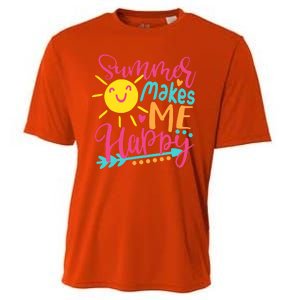 Summer Makes Me Happy Cooling Performance Crew T-Shirt