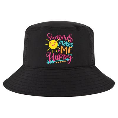 Summer Makes Me Happy Cool Comfort Performance Bucket Hat