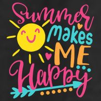 Summer Makes Me Happy Cool Comfort Performance Bucket Hat