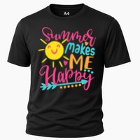 Summer Makes Me Happy Cooling Performance Crew T-Shirt