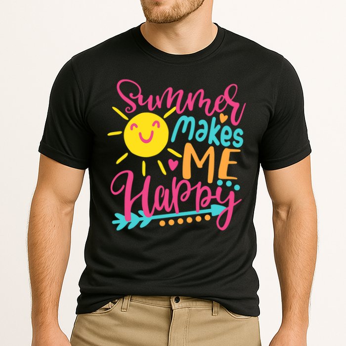 Summer Makes Me Happy Cooling Performance Crew T-Shirt