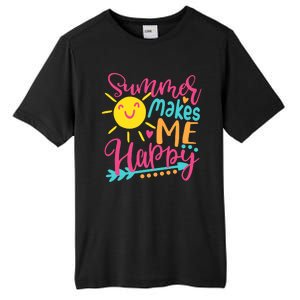 Summer Makes Me Happy Tall Fusion ChromaSoft Performance T-Shirt