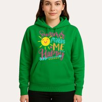 Summer Makes Me Happy Hoodie
