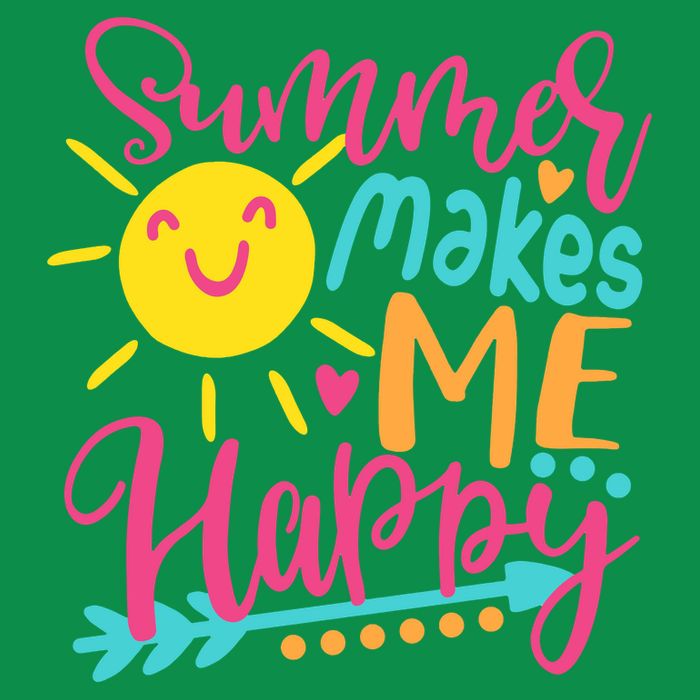 Summer Makes Me Happy Hoodie
