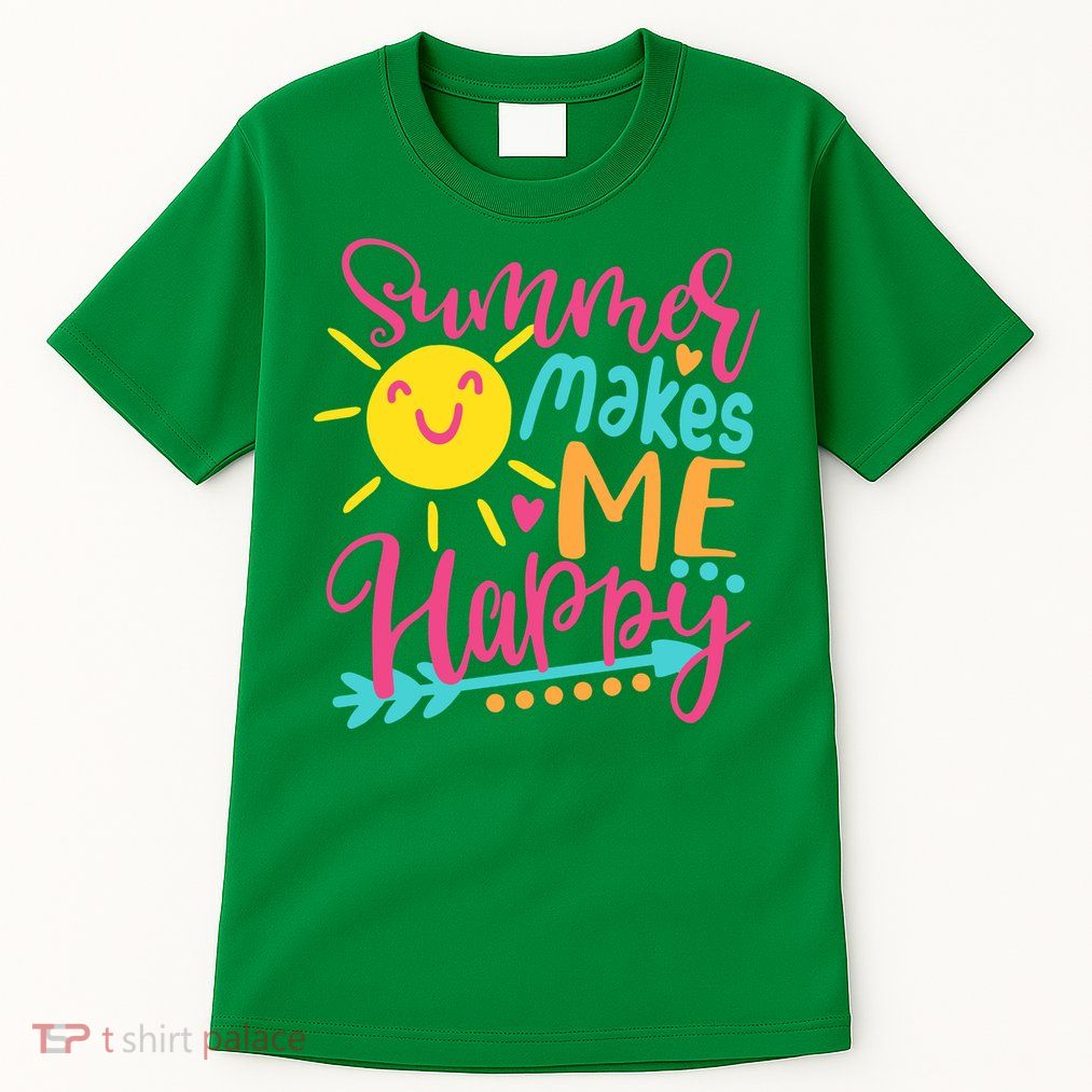 Summer Makes Me Happy Tall T-Shirt